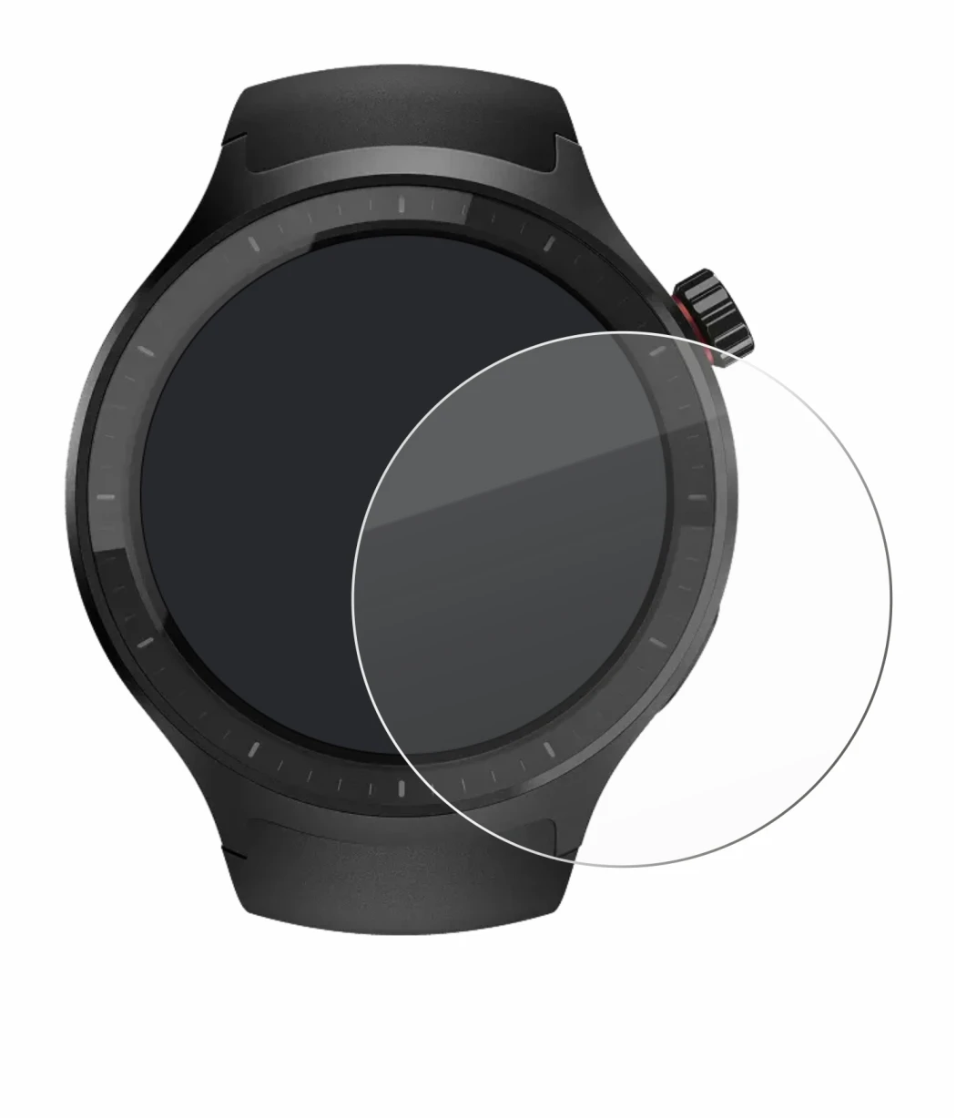 Image de l'appareil Motorola Moto Watch 2026 avec une grande variété de protections d'écran.