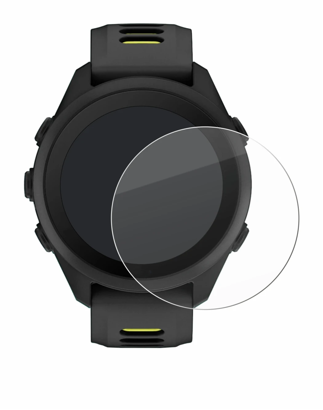 Image de l'appareil Garmin Forerunner 170 avec une grande variété de protections d'écran.