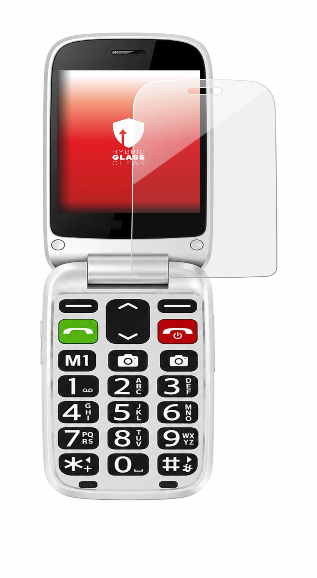 Image de l'appareil true S70 avec une grande variété de protections d'écran.