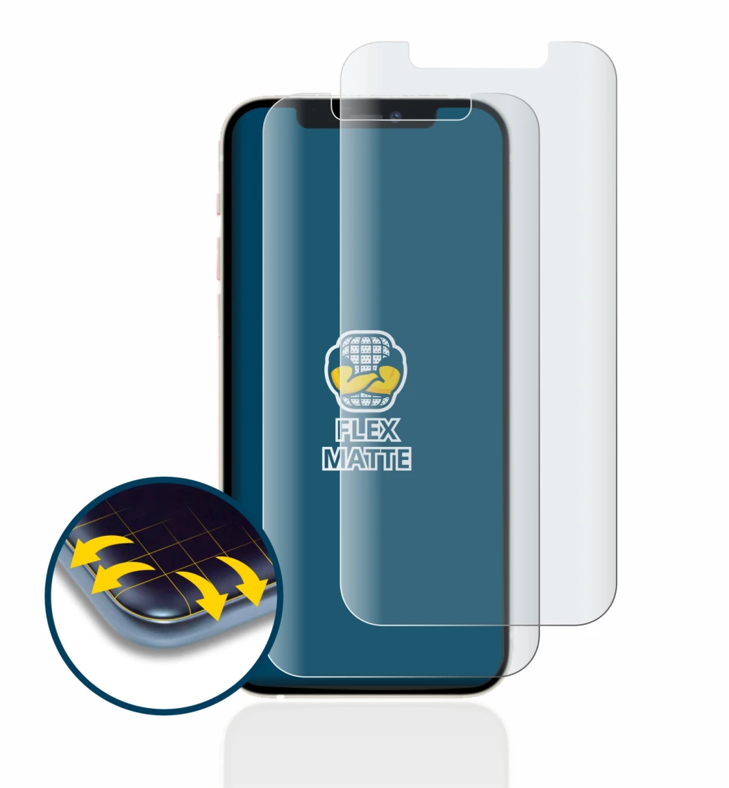 Image de l'appareil Apple iPhone 12 avec une grande variété de protections d'écran.