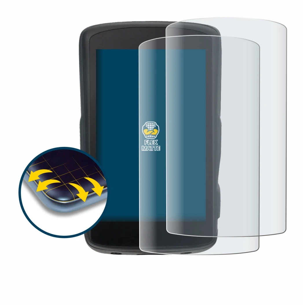 Image de l'appareil Hammerhead Karoo 2 avec une grande variété de protections d'écran.