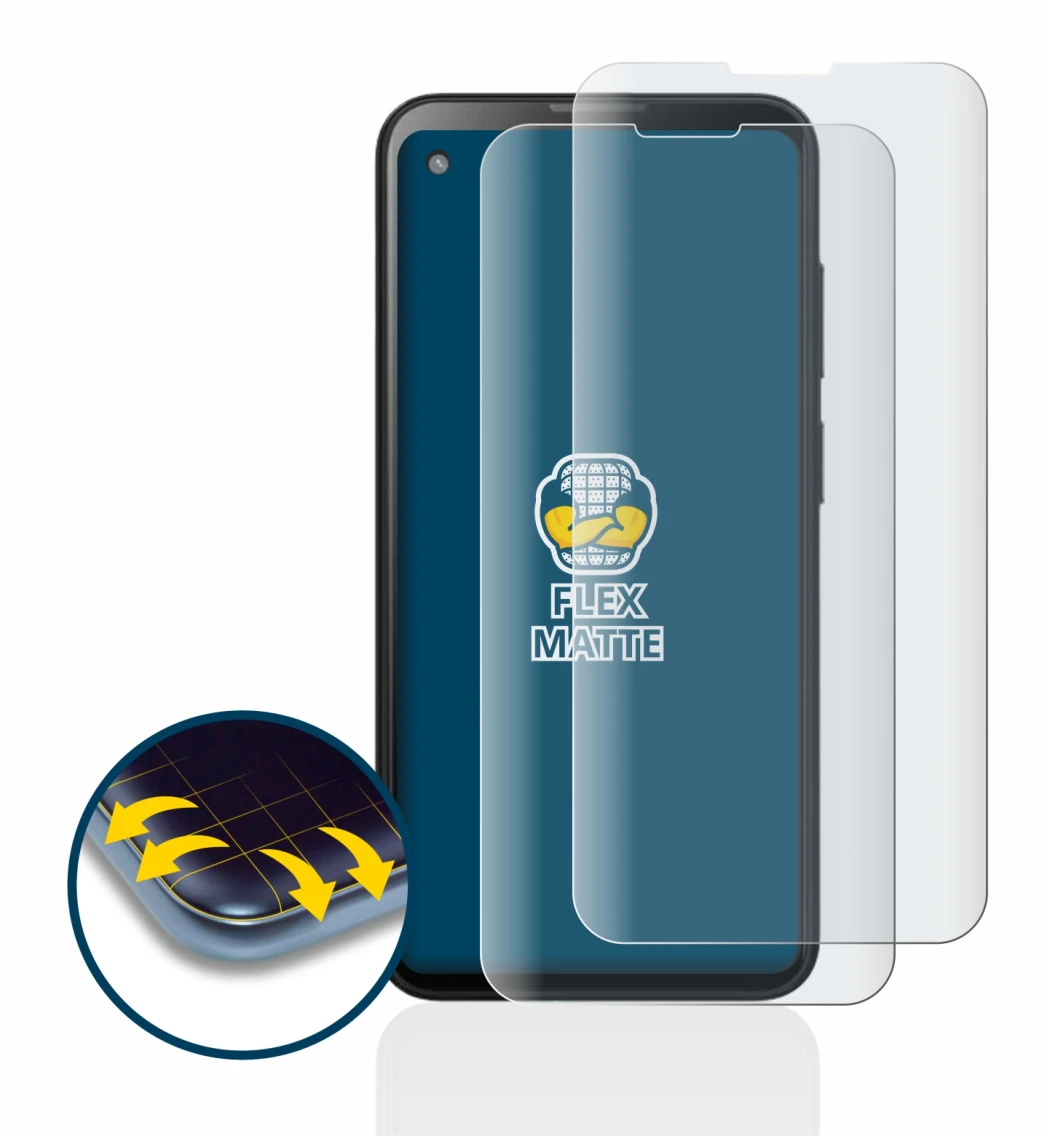 Image de l'appareil Blackview BL5000 avec une grande variété de protections d'écran.