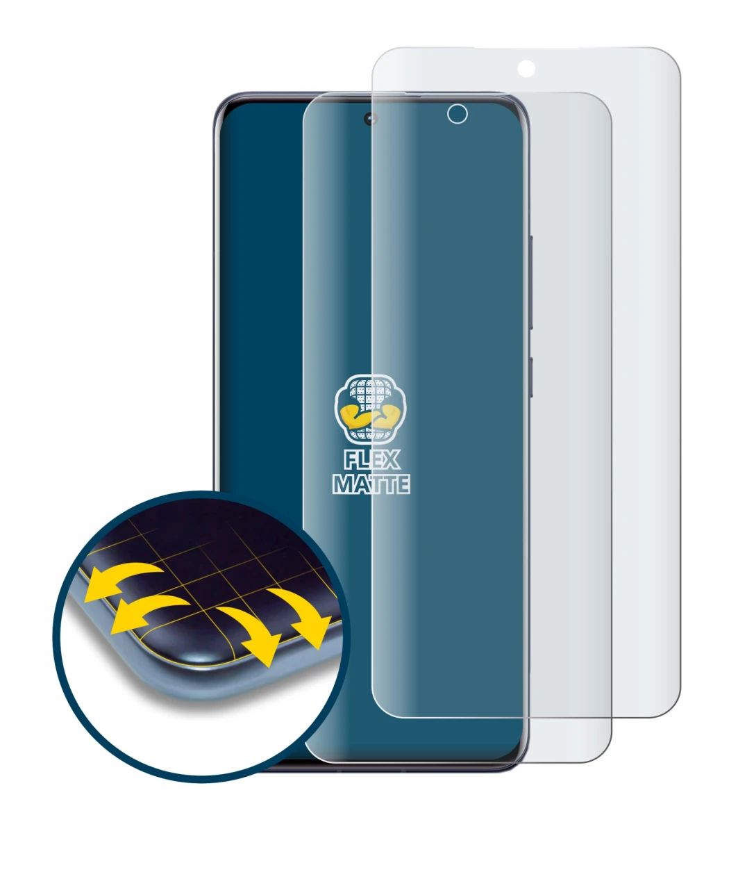 Image de l'appareil Xiaomi 12 avec une grande variété de protections d'écran.