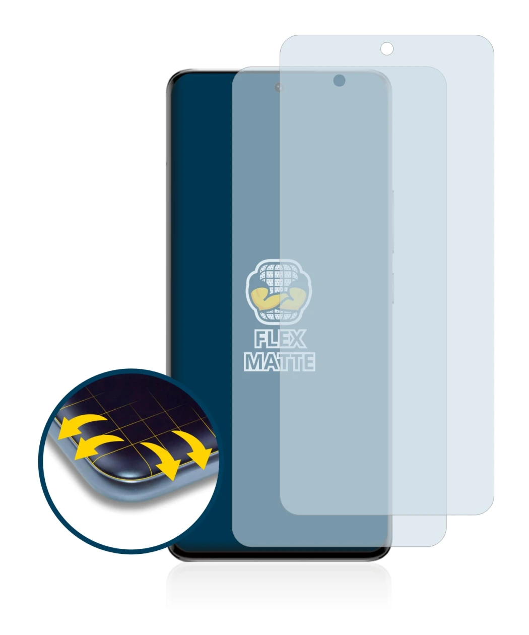 Image de l'appareil Xiaomi 13 Pro avec une grande variété de protections d'écran.