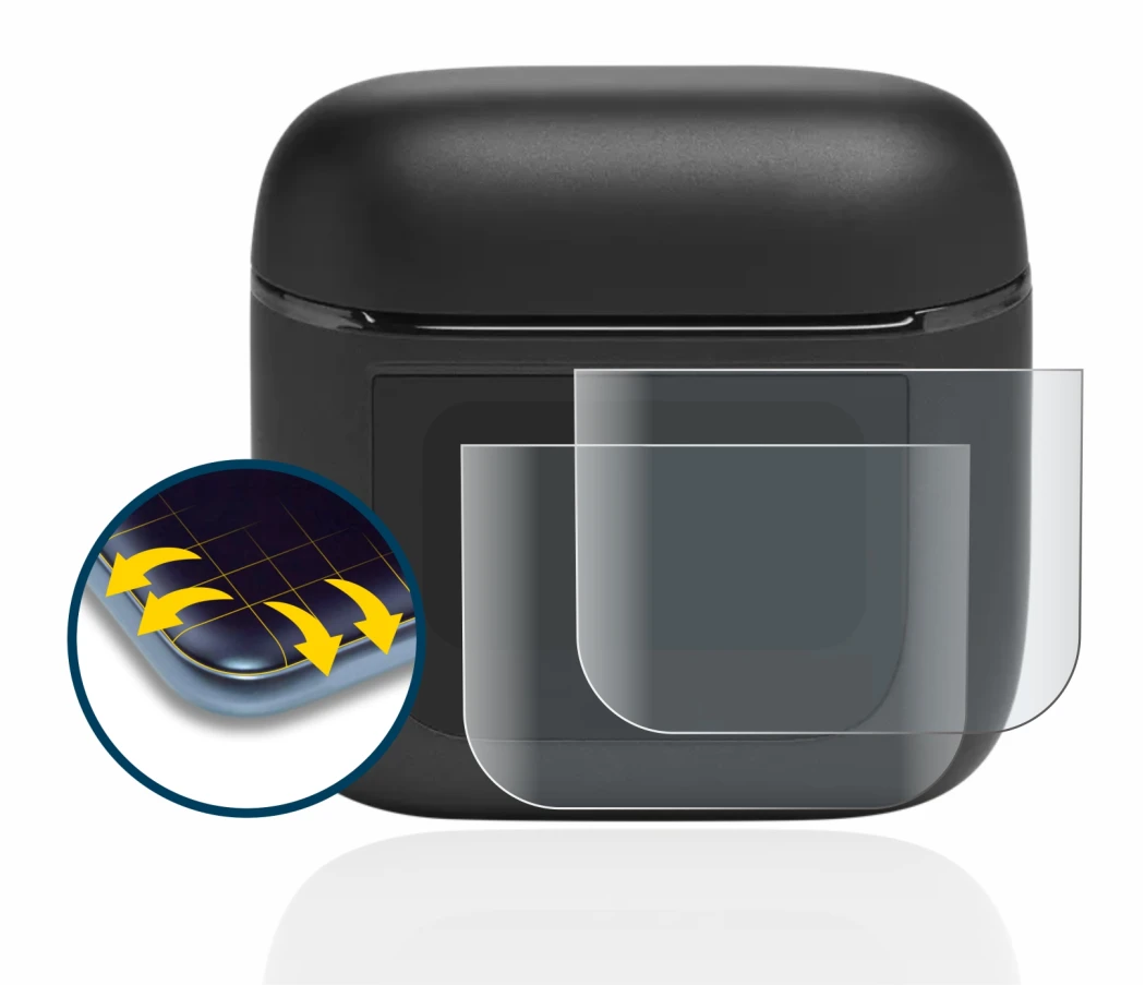 Image de l'appareil JBL Tour Pro 2 avec une grande variété de protections d'écran.