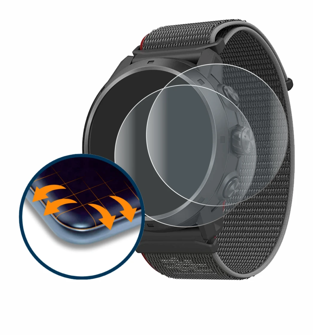 Image de l'appareil Coros Apex 2 Pro avec une grande variété de protections d'écran.