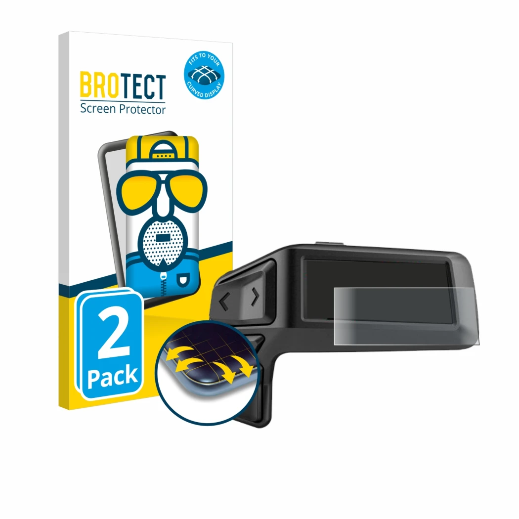 Face avant d’un emballage produit avec le logo de la marque BROTECT. À côté, l’appareil Bosch Purion 200 est représenté avec l