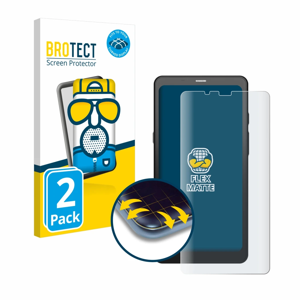 Face avant d’un emballage produit avec le logo de la marque BROTECT. À côté, l’appareil Boox Palma est représenté avec la prot