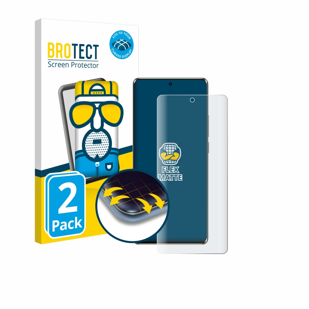 Face avant d’un emballage produit avec le logo de la marque BROTECT. À côté, l’appareil Ulefone Note 17 Pro est représenté ave