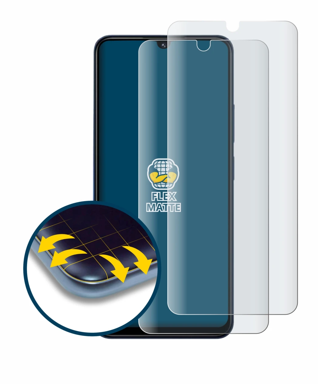 Image de l'appareil Xiaomi Redmi 14C avec une grande variété de protections d'écran.