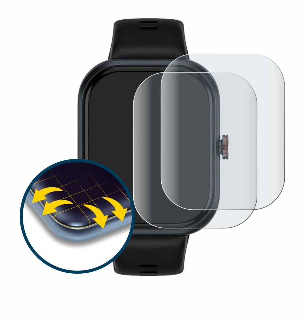 Image de l'appareil Honor Choice Connected Watch avec une grande variété de protections d'écran.
