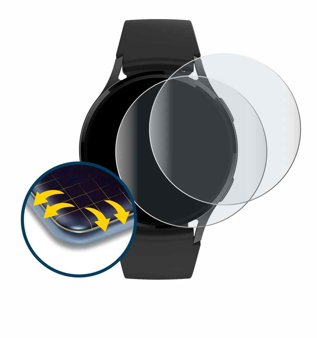 Image de l'appareil Levowatch EDGY avec une grande variété de protections d'écran.