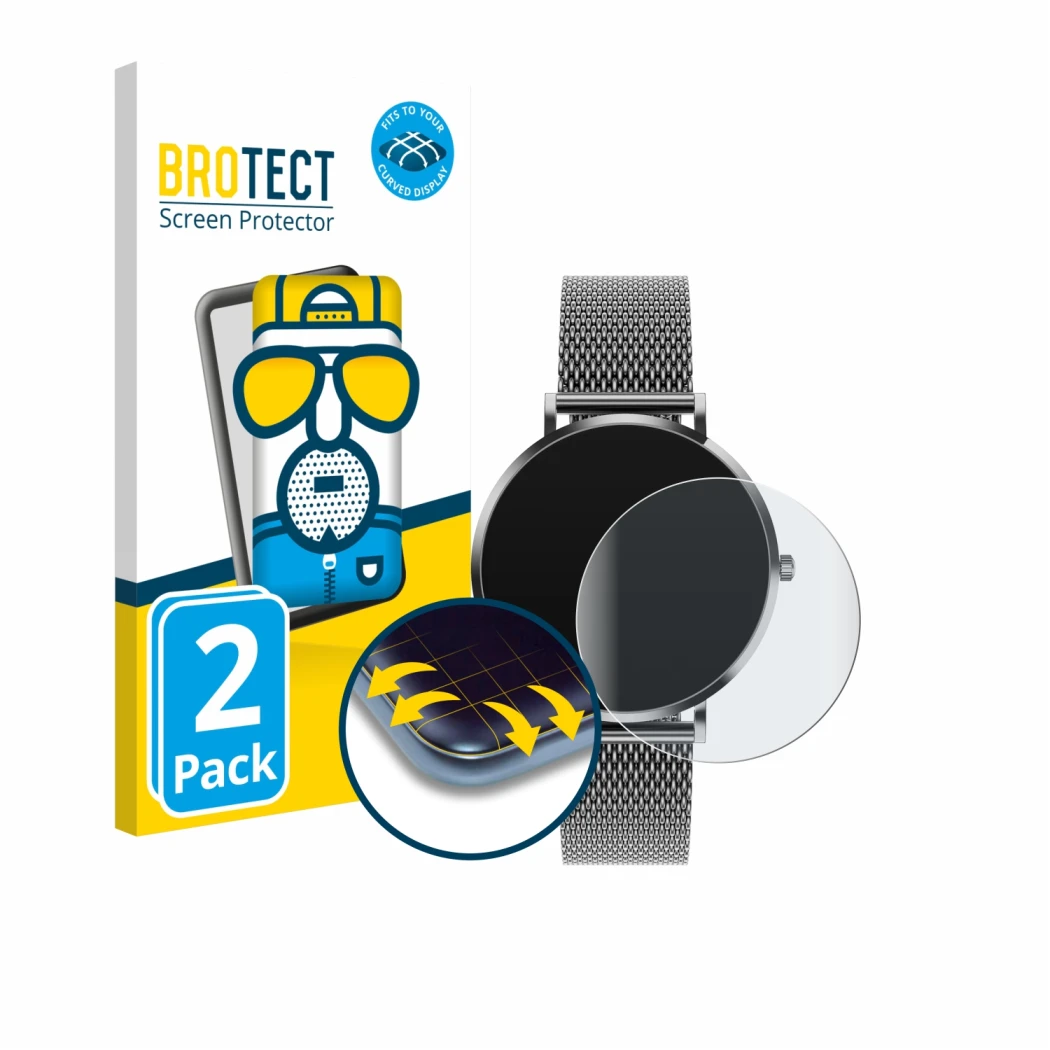 Face avant d’un emballage produit avec le logo de la marque BROTECT. À côté, l’appareil Pireware Amory 5 est représenté avec l