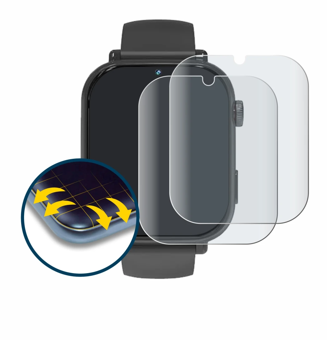 Image de l'appareil Ucani A22 avec une grande variété de protections d'écran.
