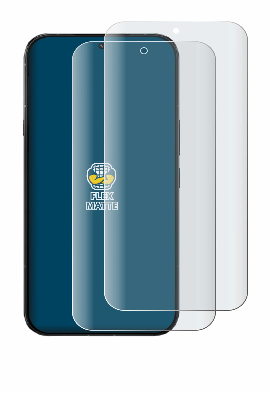 Image de l'appareil Infinix Note 60 Ultra avec une grande variété de protections d'écran.