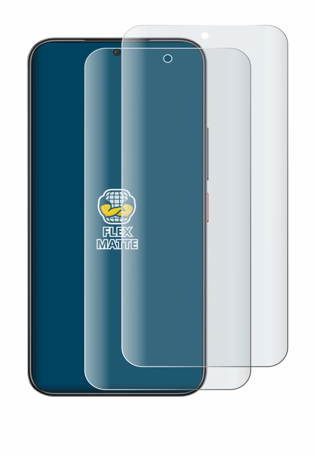 Image de l'appareil ZTE Nubia Air Pro avec une grande variété de protections d'écran.