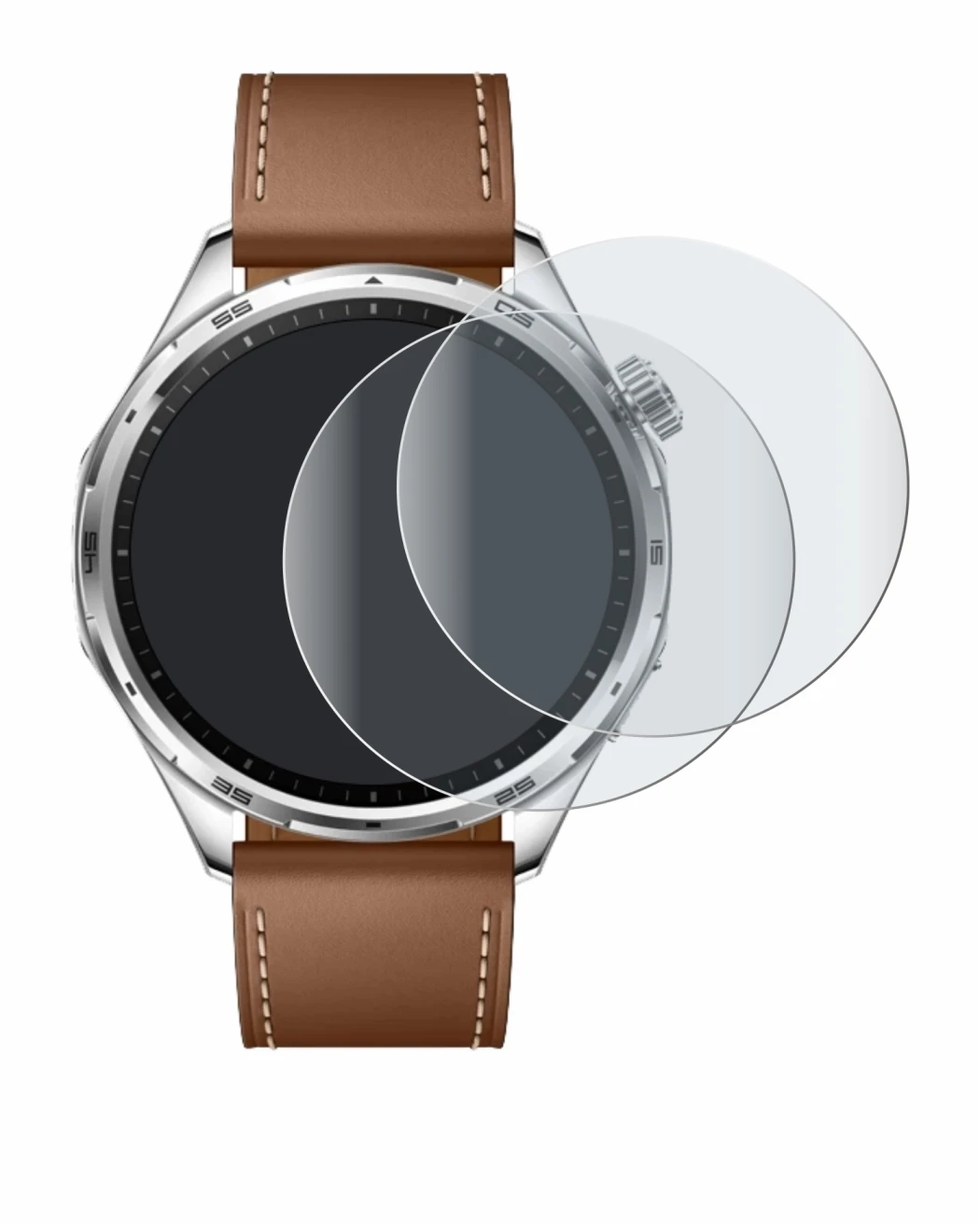 Image de l'appareil Honor Watch 6 avec une grande variété de protections d'écran.