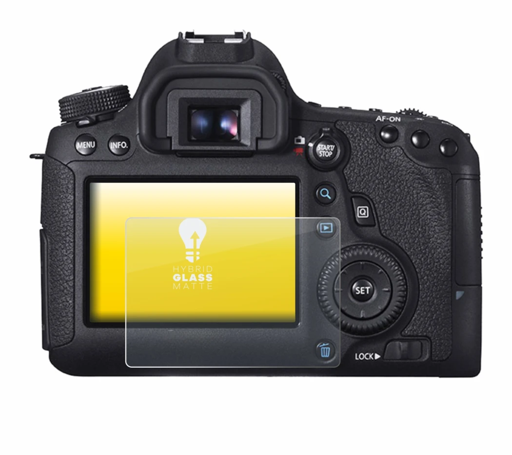 Image de l'appareil Canon EOS 6D avec une grande variété de protections d'écran.