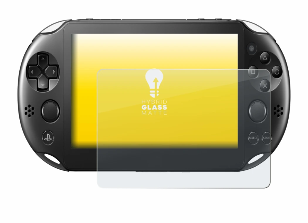 Image de l'appareil Sony Playstation PS Vita Slim avec une grande variété de protections d'écran.