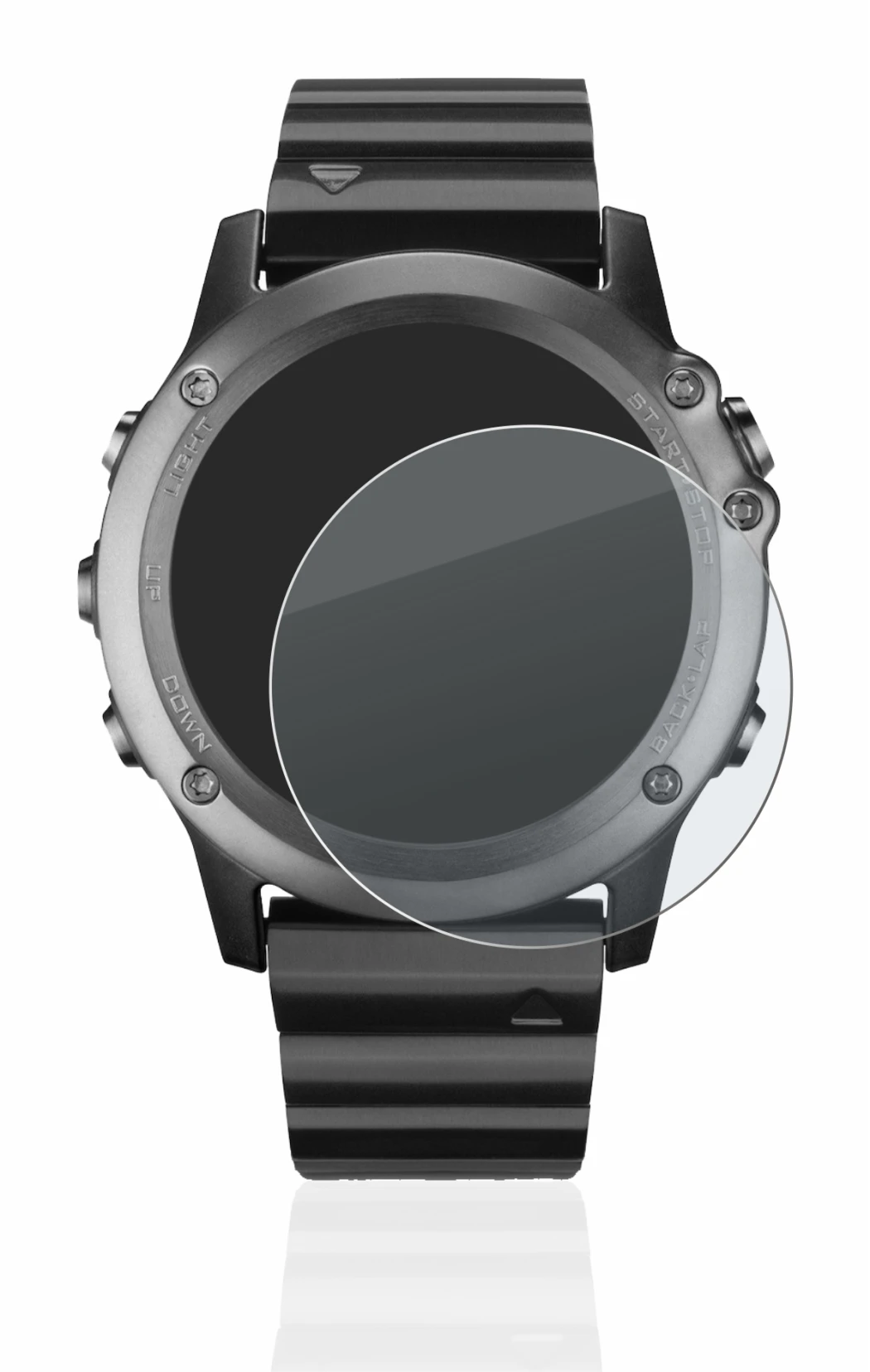 Image de l'appareil Garmin Fenix 3 avec une grande variété de protections d'écran.