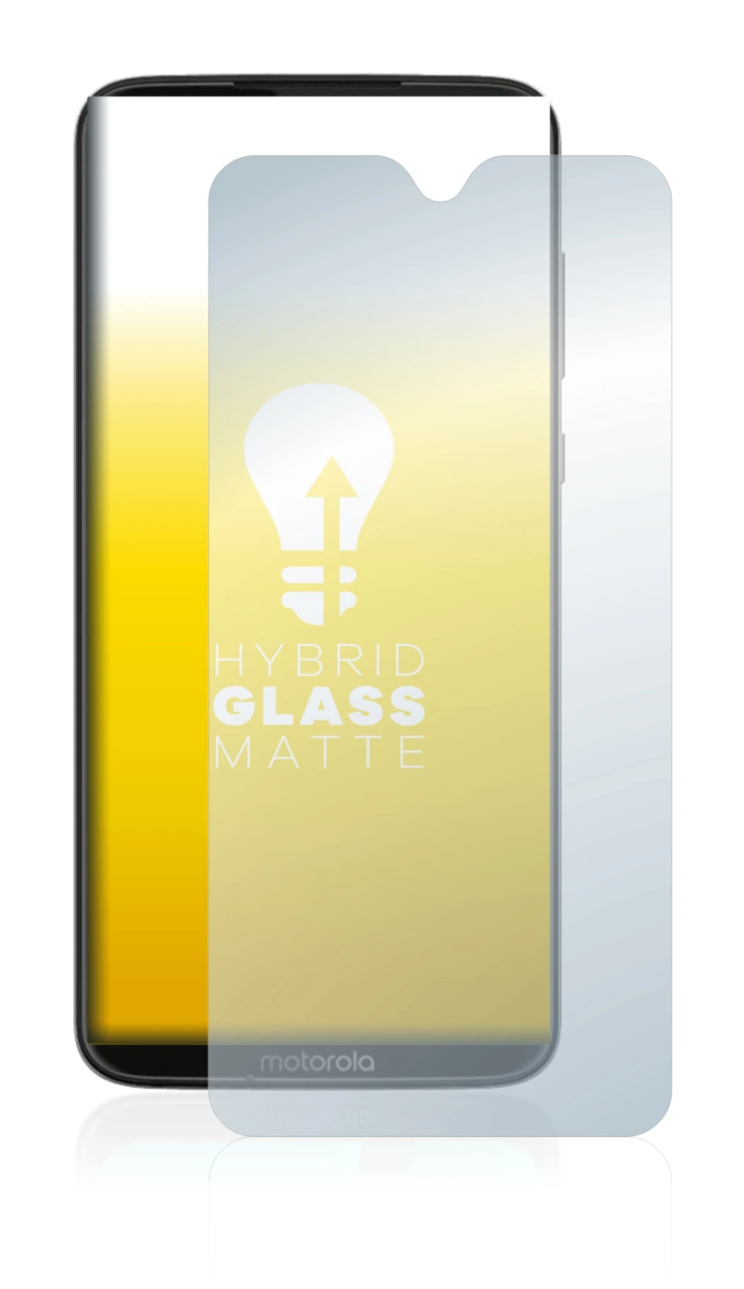 Image de l'appareil Motorola Moto G7 Plus avec une grande variété de protections d'écran.