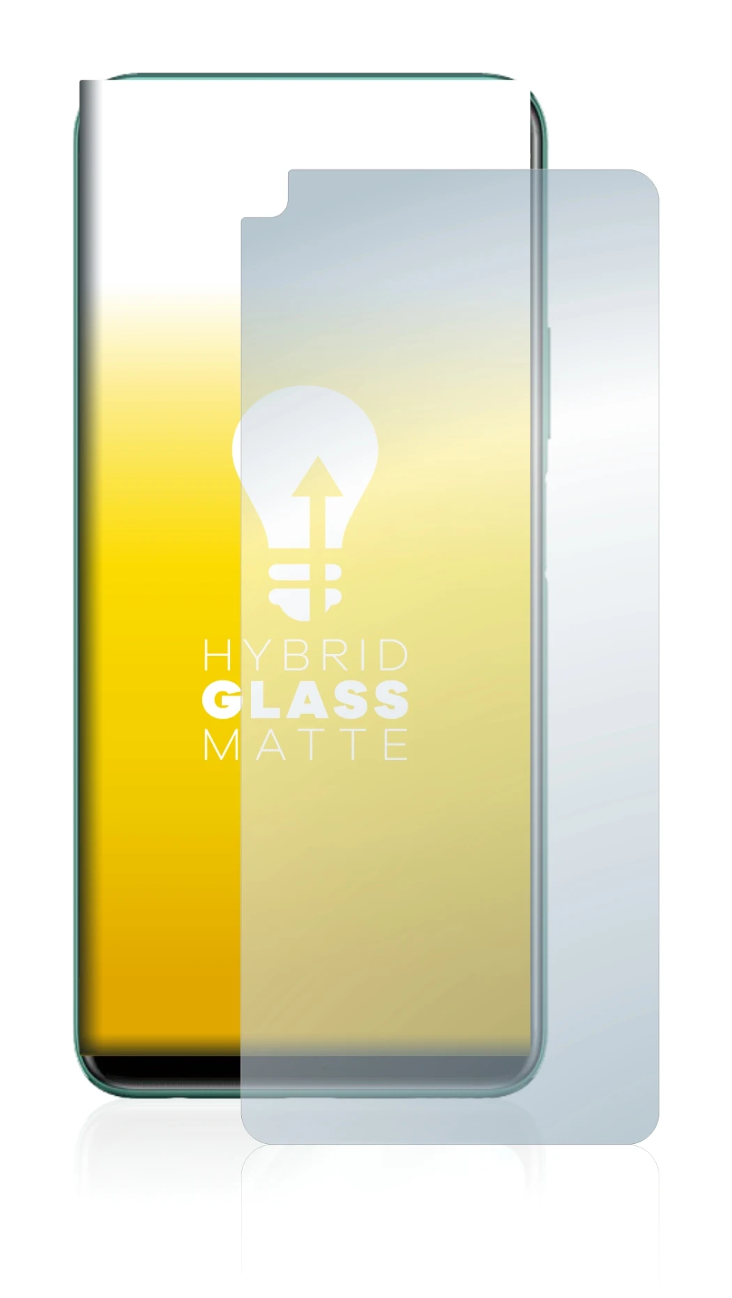 Image de l'appareil Huawei P40 lite 5G avec une grande variété de protections d'écran.