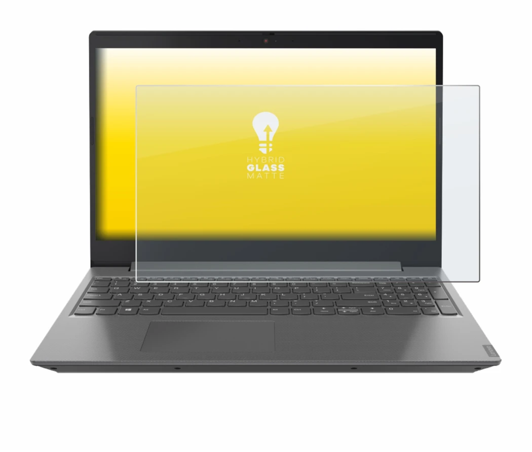 Image de l'appareil Lenovo V155-15API avec une grande variété de protections d'écran.