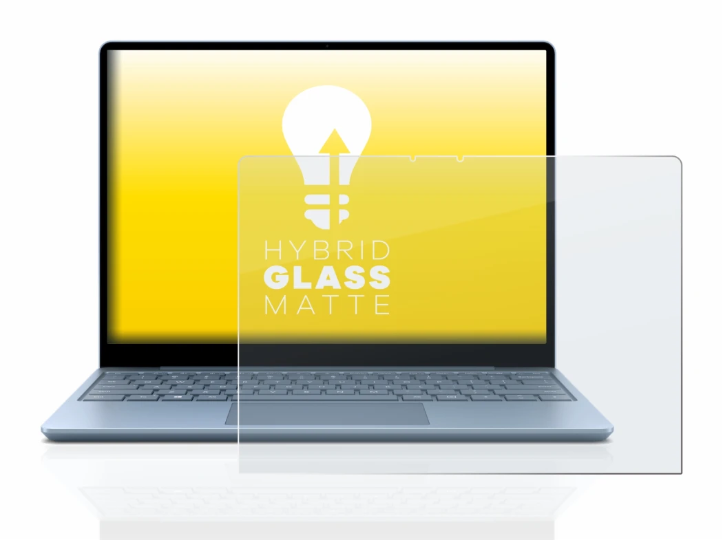 Image de l'appareil Microsoft Surface Laptop Go avec une grande variété de protections d'écran.