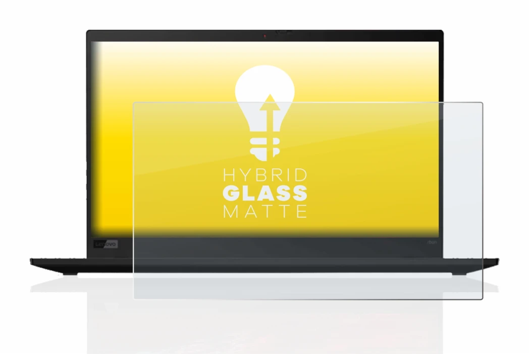 Image de l'appareil Lenovo ThinkPad X1 Carbon (8ème Gen.) avec une grande variété de protections d'écran.