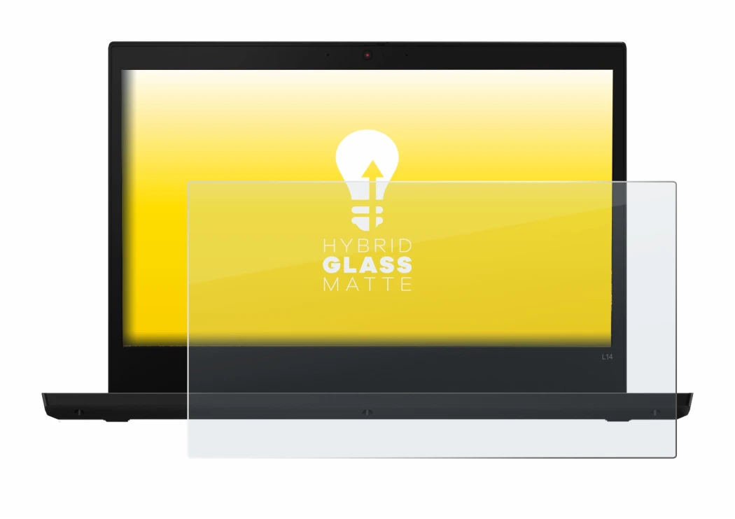 Image de l'appareil Lenovo ThinkPad L14 Gen 2 avec une grande variété de protections d'écran.