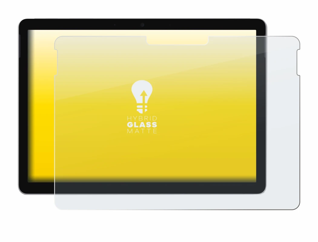 Image de l'appareil Microsoft Surface Go 3 avec une grande variété de protections d'écran.