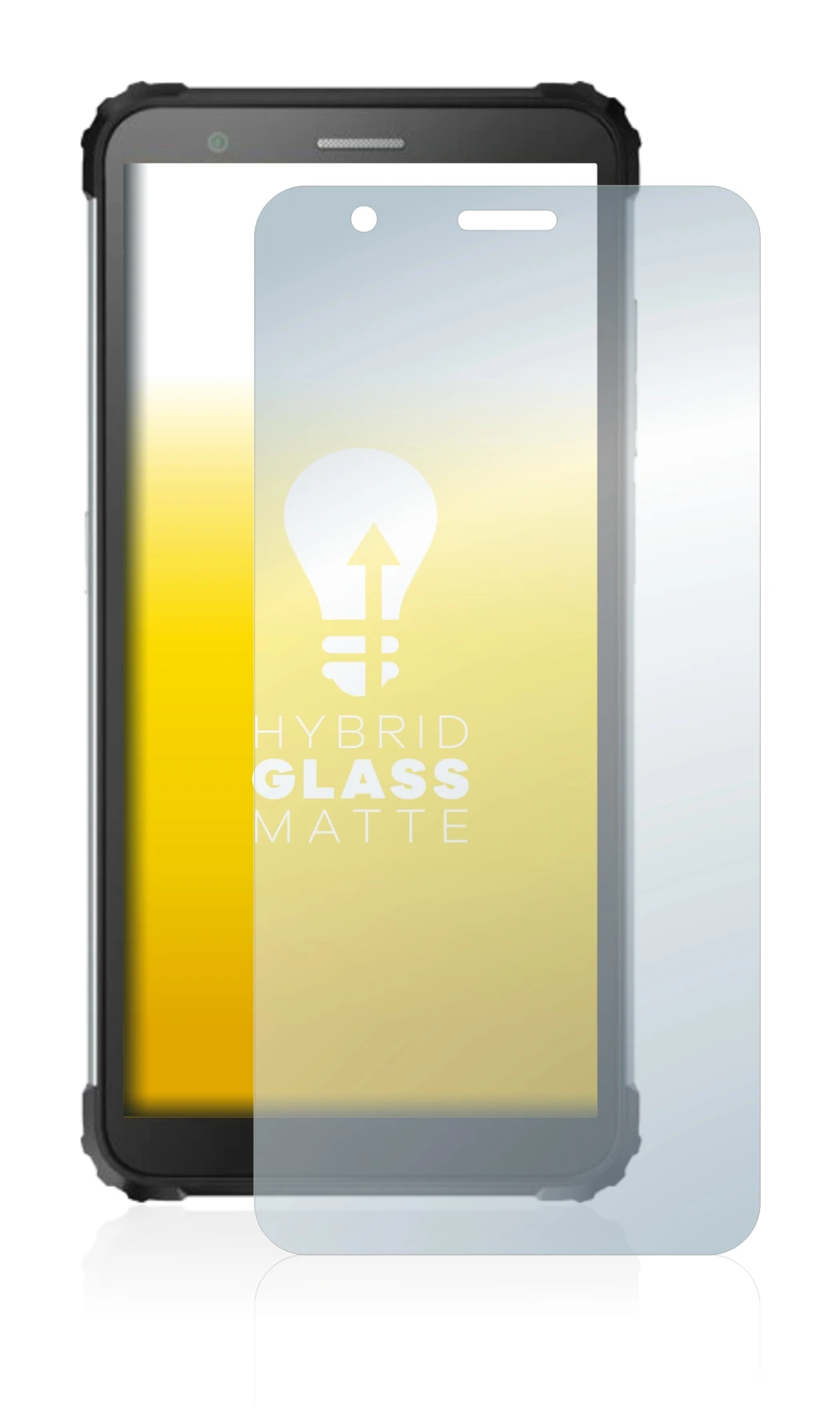 Image de l'appareil Blackview BV6600 Pro avec une grande variété de protections d'écran.