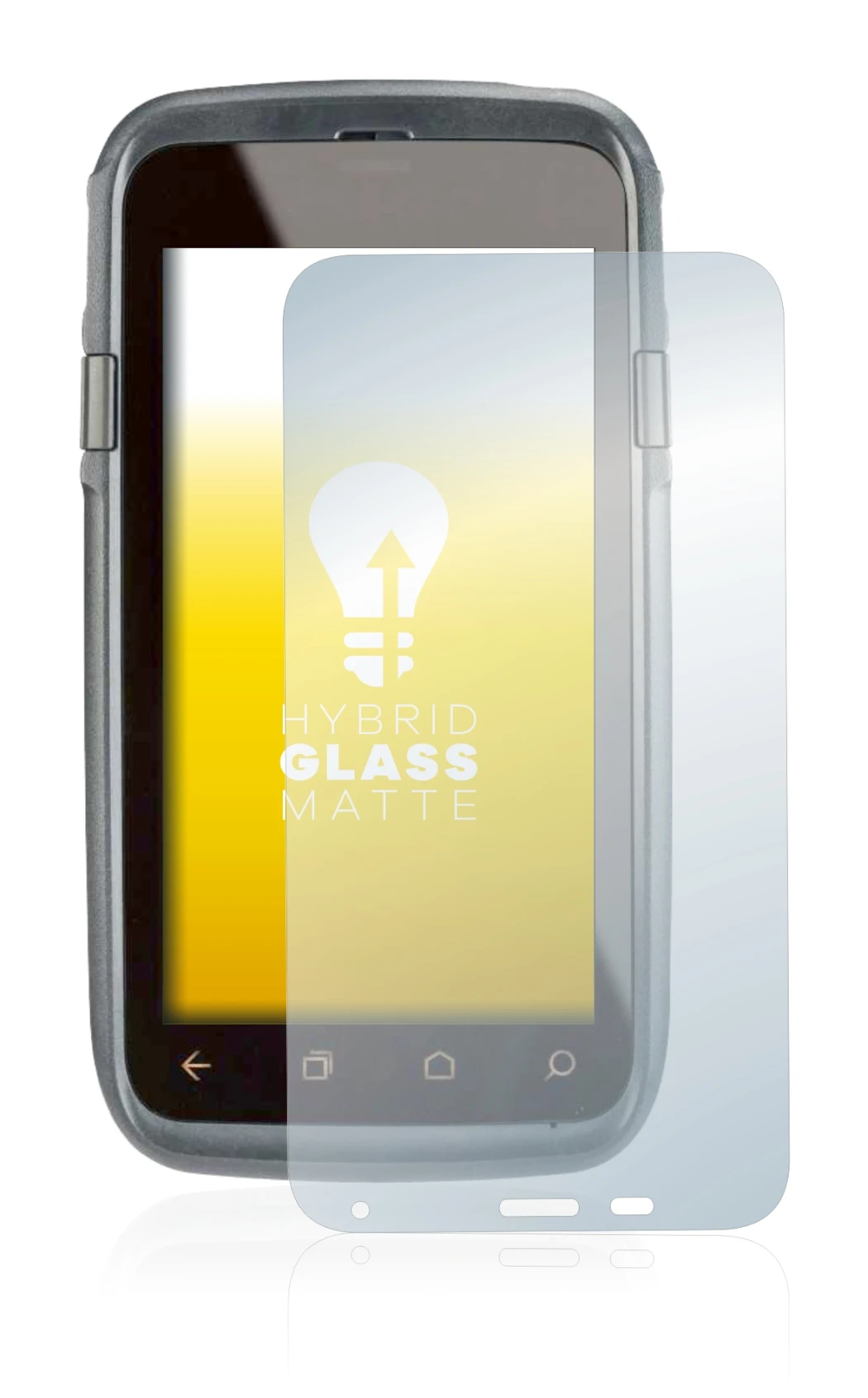 Image de l'appareil Honeywell Dolphin CT60 XP avec une grande variété de protections d'écran.