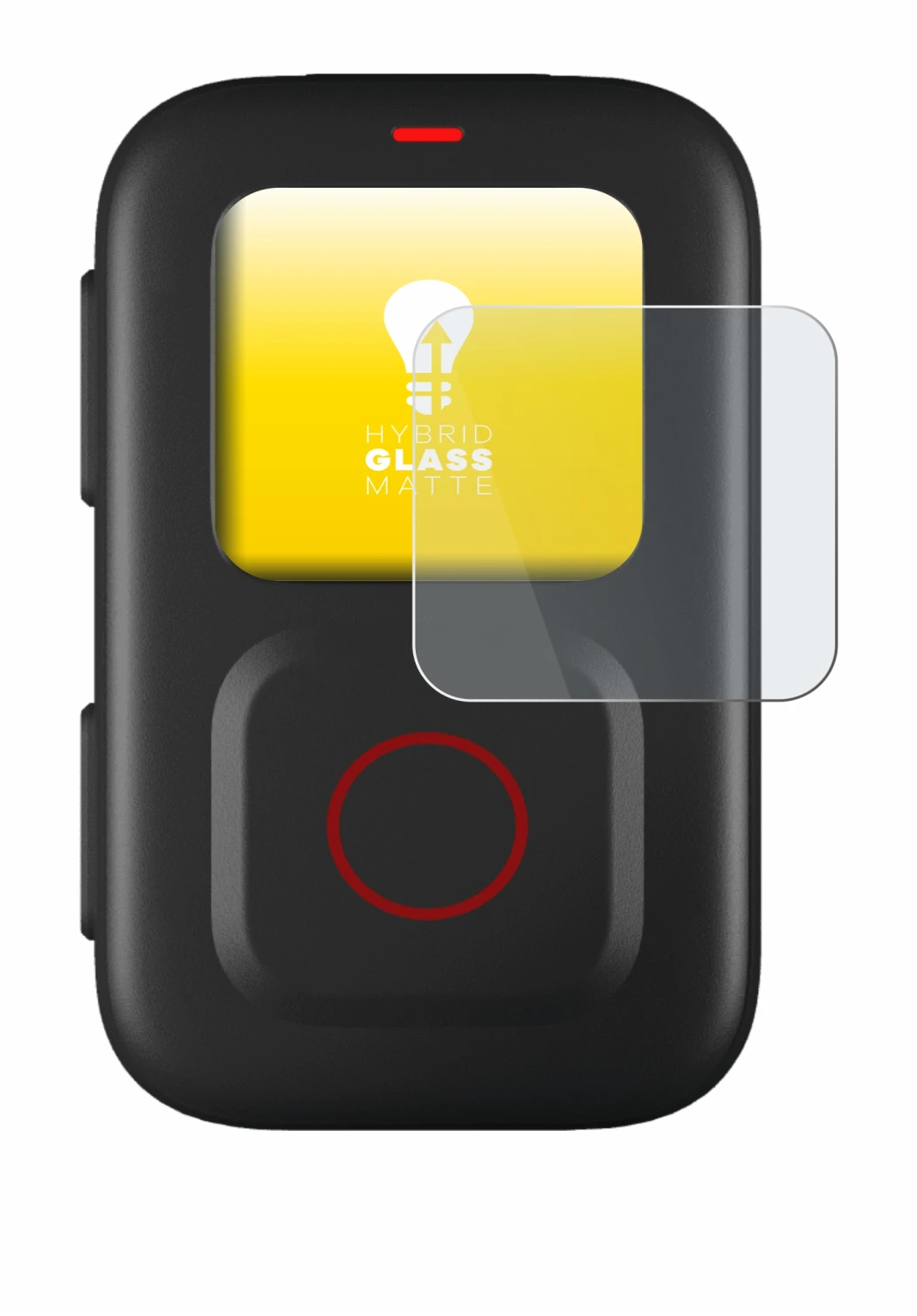 Image de l'appareil GoPro Remote avec une grande variété de protections d'écran.