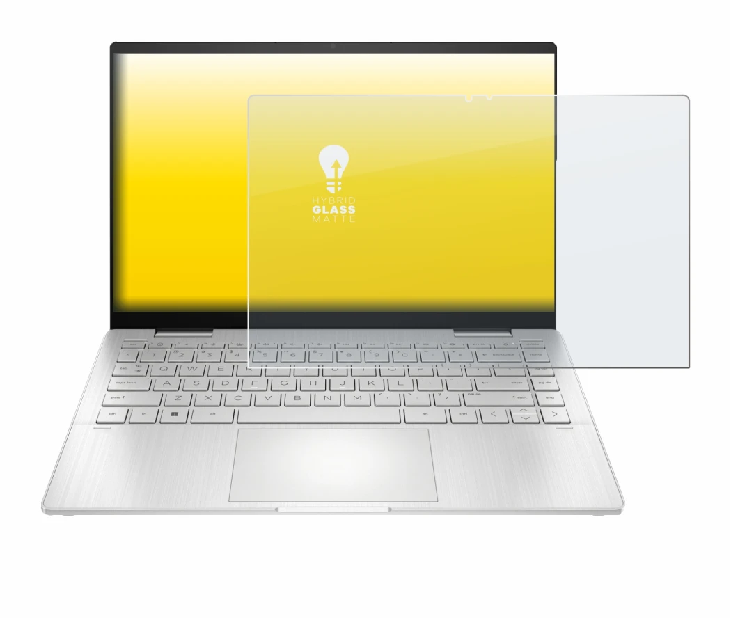 Image de l'appareil HP Pavilion x360 2-in-1 (14-ekX) avec une grande variété de protections d'écran.
