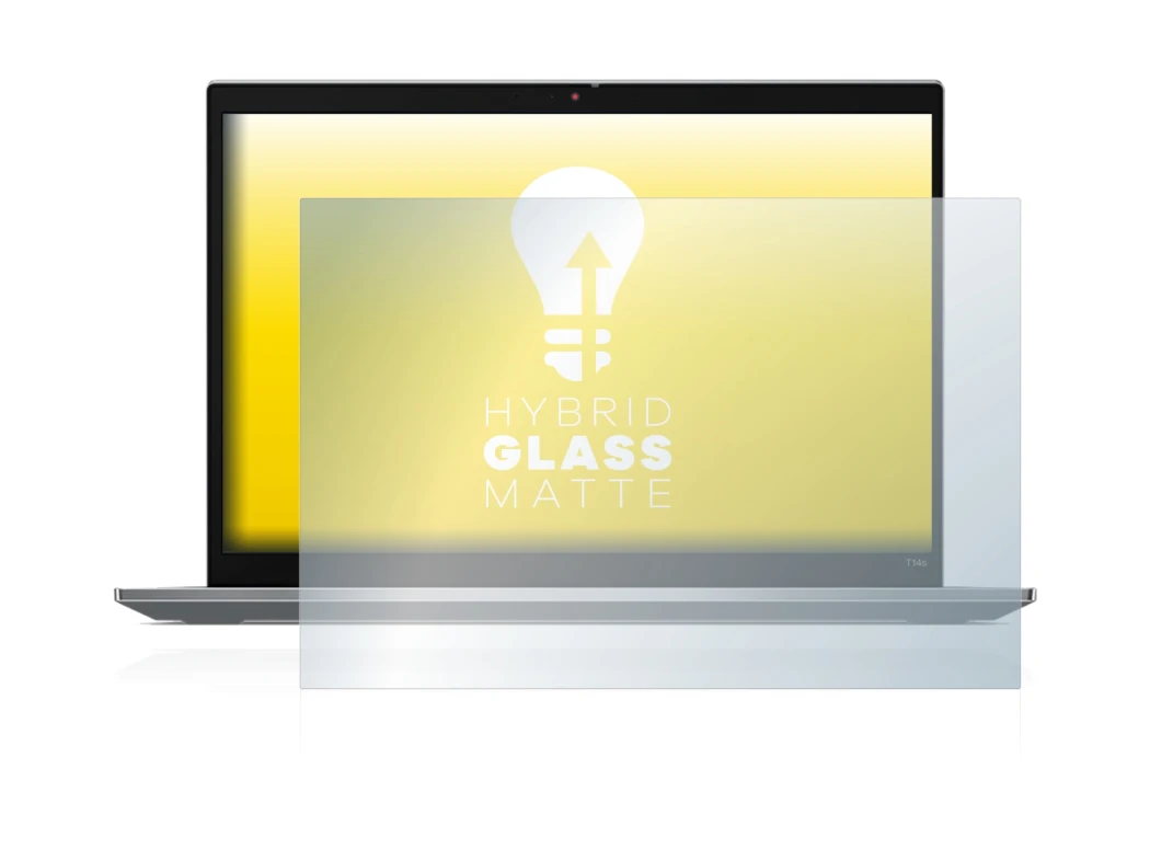 Image de l'appareil Lenovo ThinkPad T14s Gen 3 avec une grande variété de protections d'écran.