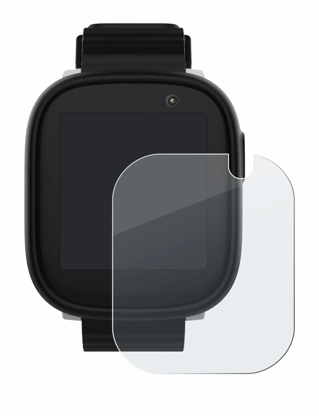 Image de l'appareil Xplora X6 Play 2022 (1ère génération) avec une grande variété de protections d'écran.