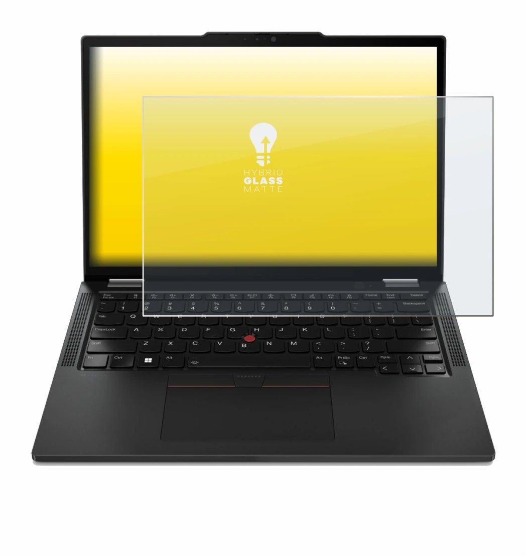 Image de l'appareil Lenovo ThinkPad X13 Gen 4 avec une grande variété de protections d'écran.