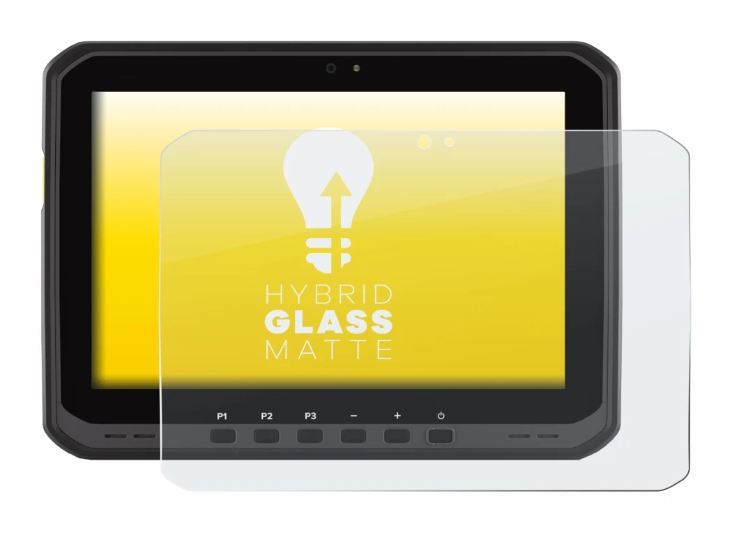 Image de l'appareil Zebra ET65 avec une grande variété de protections d'écran.