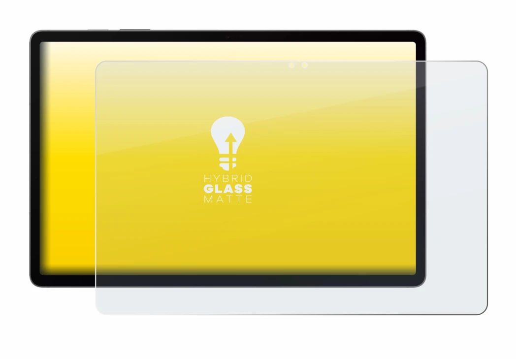 Image de l'appareil Samsung Galaxy Tab S9 FE+ avec une grande variété de protections d'écran.