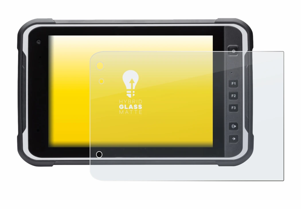 Image de l'appareil Handheld Algiz RT8 avec une grande variété de protections d'écran.