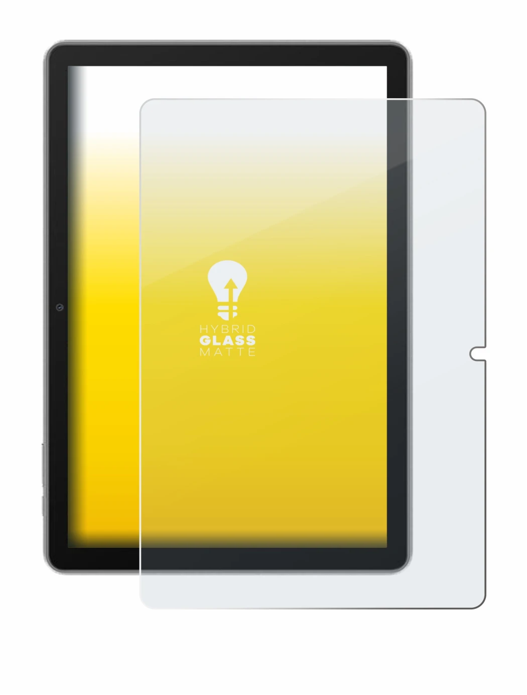 Image de l'appareil Blackview Tab 70 avec une grande variété de protections d'écran.