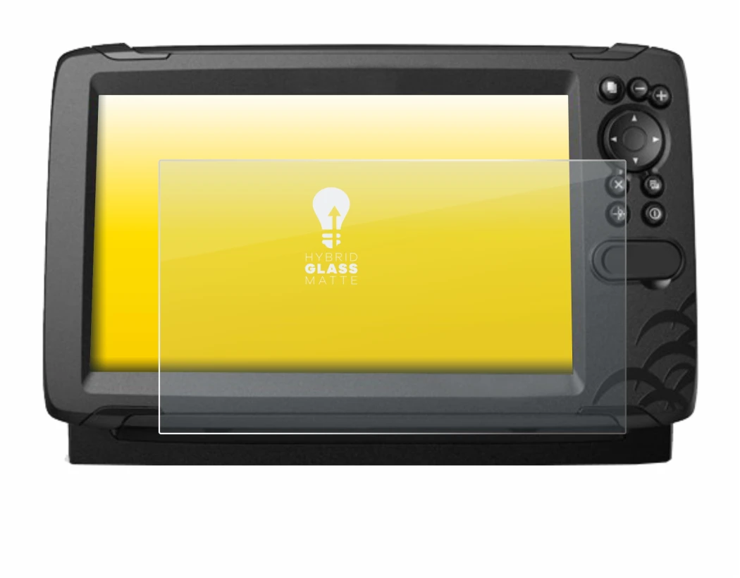 Image de l'appareil Lowrance HOOK Reveal 9 avec une grande variété de protections d'écran.