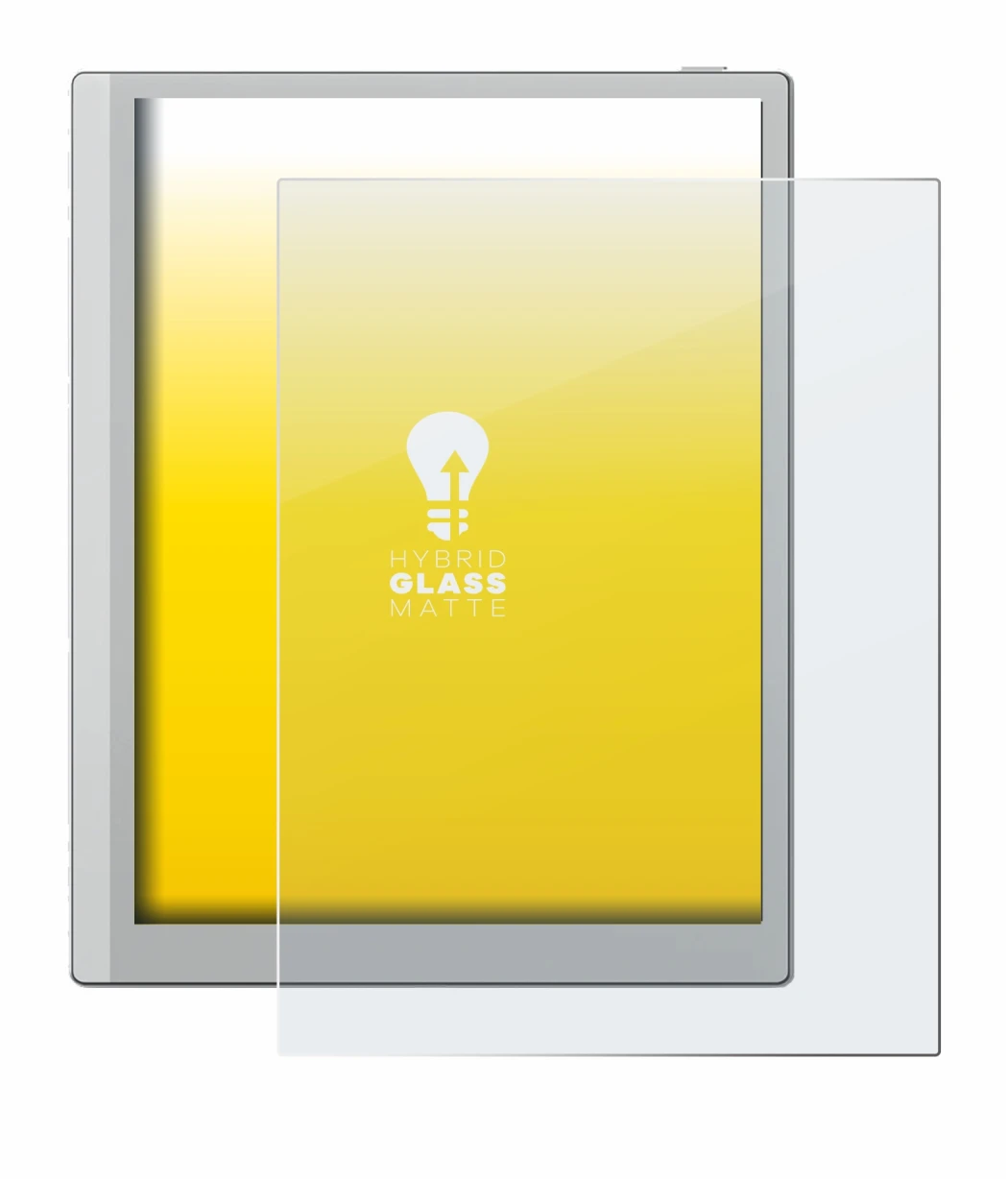 Image de l'appareil Boox Go 10.3 avec une grande variété de protections d'écran.