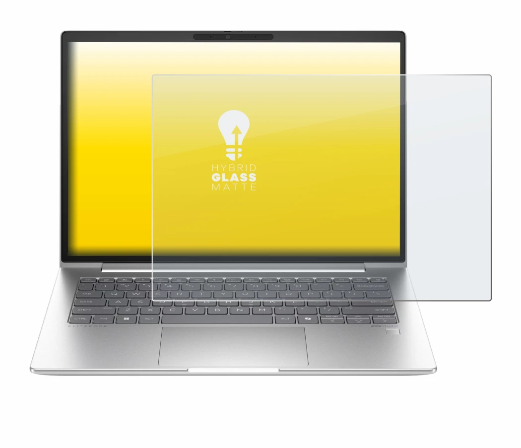 Image de l'appareil HP EliteBook 640 G11 avec une grande variété de protections d'écran.