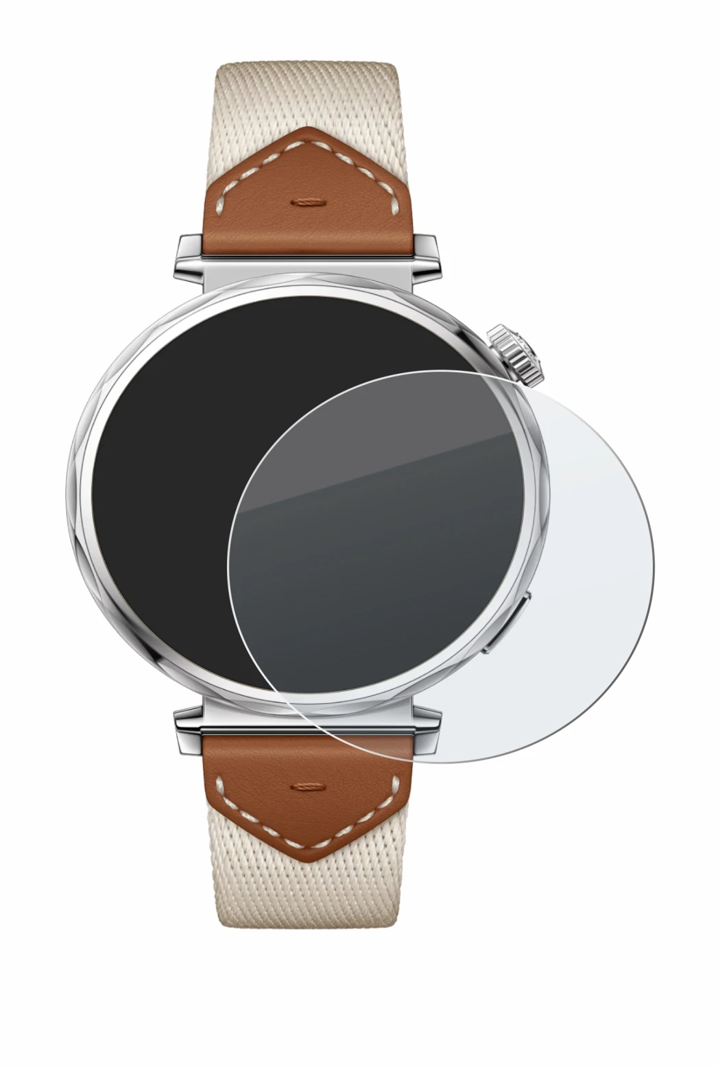 Image de l'appareil Huawei Watch GT 5 (41 mm) avec une grande variété de protections d'écran.