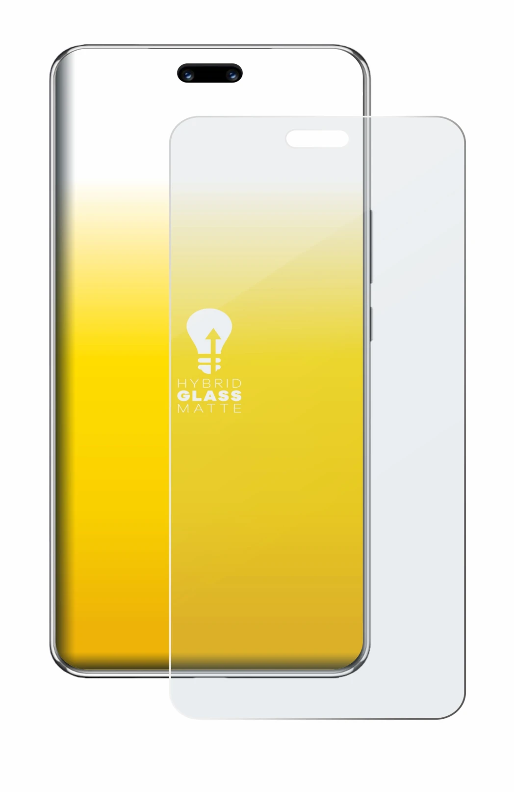 Image de l'appareil Huawei Nova 13 Pro avec une grande variété de protections d'écran.