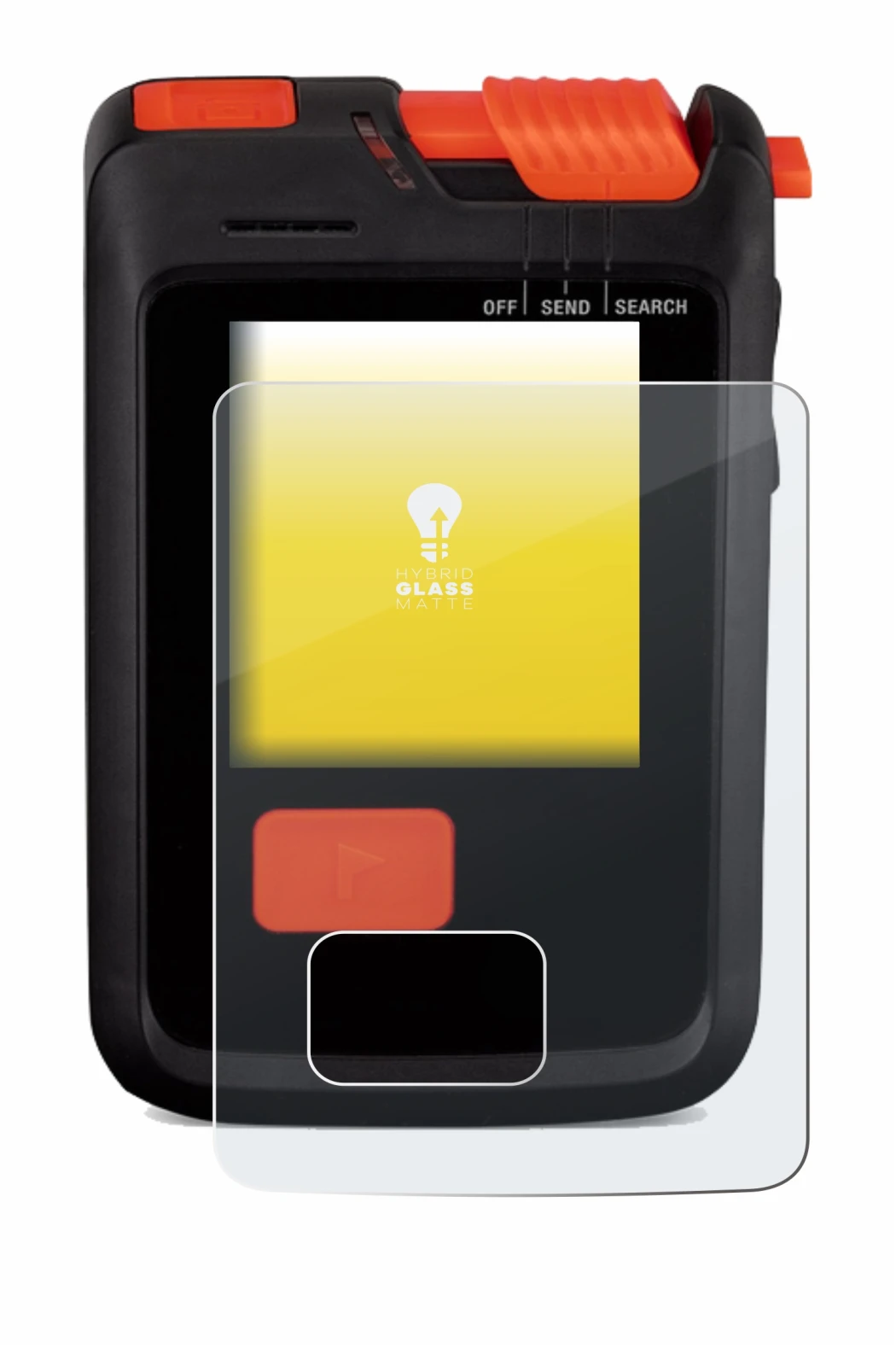 Image de l'appareil Mammut Barryvox S2 avec une grande variété de protections d'écran.