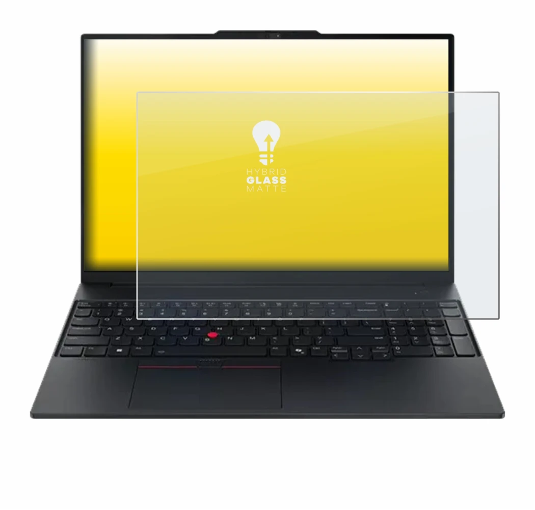 Image de l'appareil Lenovo ThinkPad E16 Gen 3 avec une grande variété de protections d'écran.