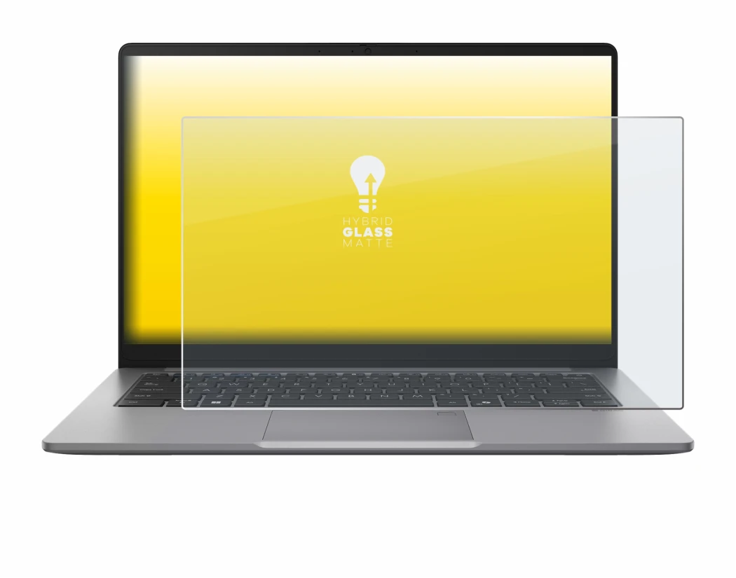 Image de l'appareil ASUS ExpertBook P1 P1403 avec une grande variété de protections d'écran.